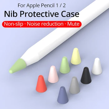 

Lamorniea 8pcs Silicone Replacement Tip Case Nib Protective Cover Skin for Apple Pencil 1st 2nd Touchscreen Stylus Pen Case