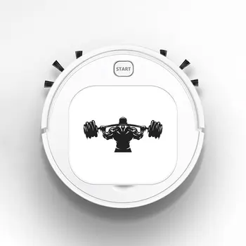 

Smart Sweeper Robot House Durable Power Floor Cleaning Robots Vacuum Cleaner 1800pa Sport Man Weightlifter Athlete Barbell