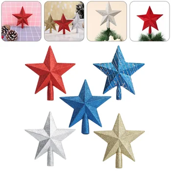 

5pcs Cute Lovely Chic DIY Christmas Hanging Tree Toppers Treetop Toppers for Home Party