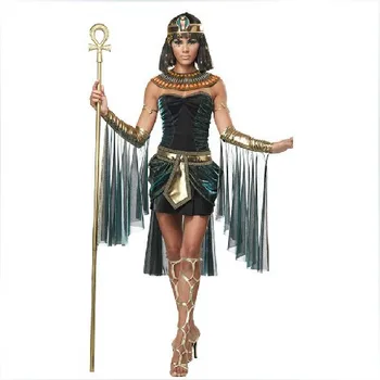 

Dancing Stage Costumes Halloween Queen Of Cleopatra Costume Queen Cosplay Uniform Stage Performance Costume Sportswear