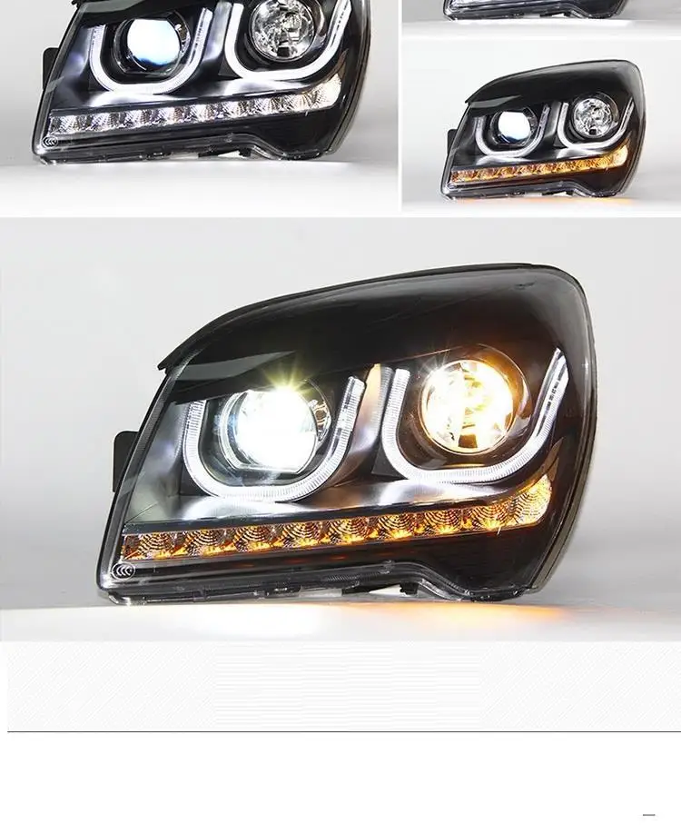 Luces Para авто Drl Стайлинг лампа дневные ходовые светодиодные боковые поворотники фары автомобильные огни в сборе 08 09 10 для Kia Sportage