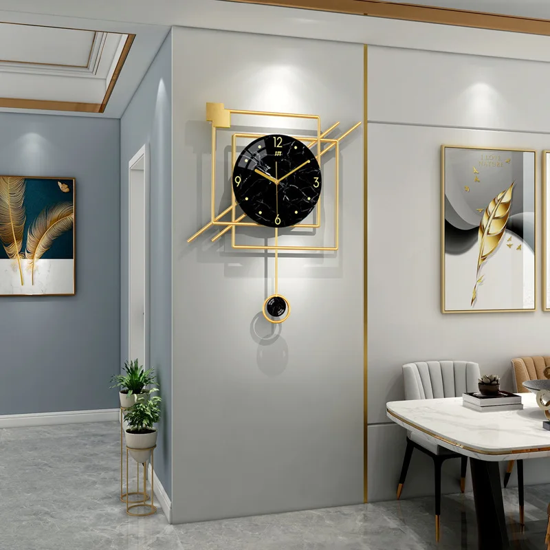 Nordic Design Metal Pointer Creative Geometric Clocks 3 Nordic Design Metal Pointer Creative Geometric Clocks 3