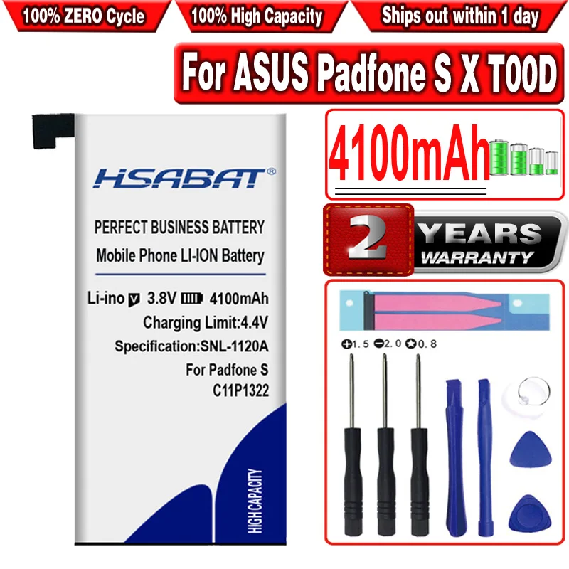 Аккумулятор HSABAT C11P1322 4100 мАч для ASUS Padfone S X T00D PF500KL T00N | Мобильные телефоны и