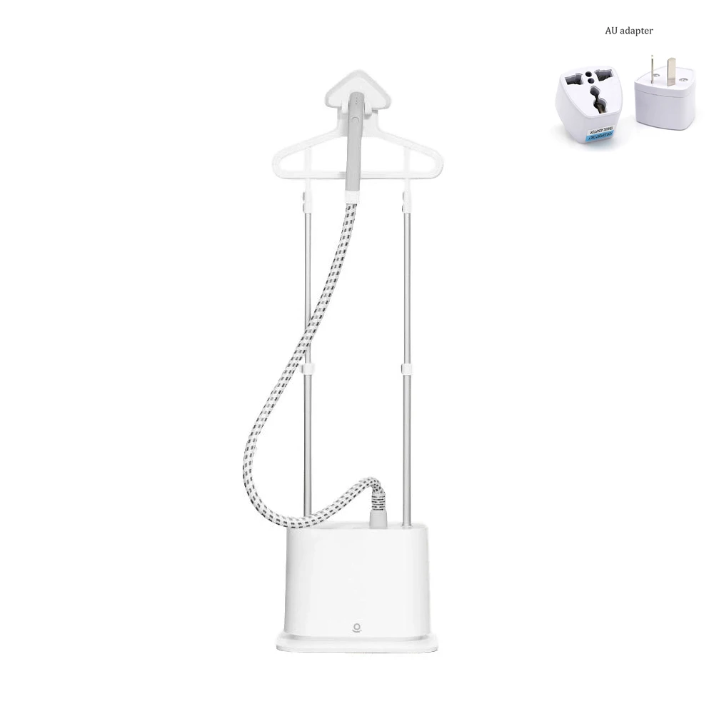 Xiaomi Mijia Lexiu Rosou GS1 Garment Steamer iron Household Double Pole Vertical Electric Clothes generator Home Hanging Ironing - Цвет: Add AU Adapter