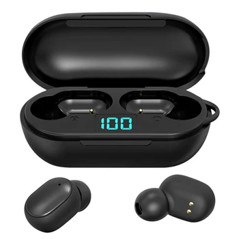 

H6 Wireless Earphones Bluetooth V5.0 HIFI HD Stereo Noise Canceling Sport Waterproof Headphone LED Power Display for IOS Android