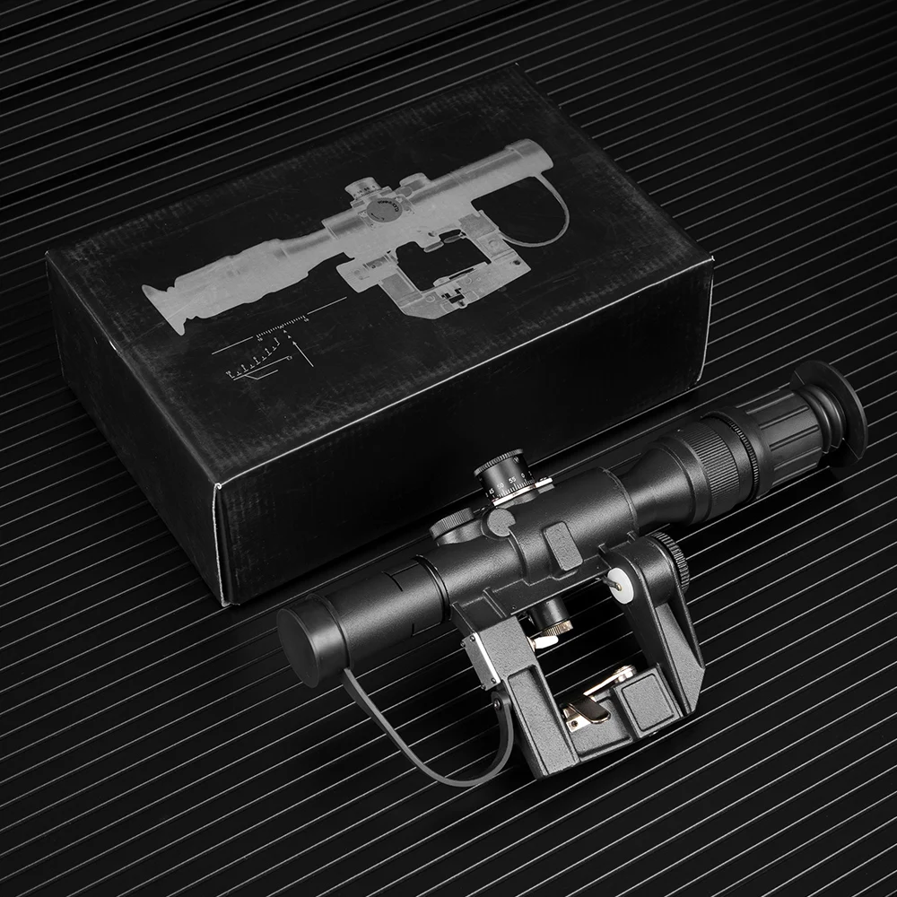 Tactical Svd Dragunov 4x26 Red Illuminated Scope For Hunting