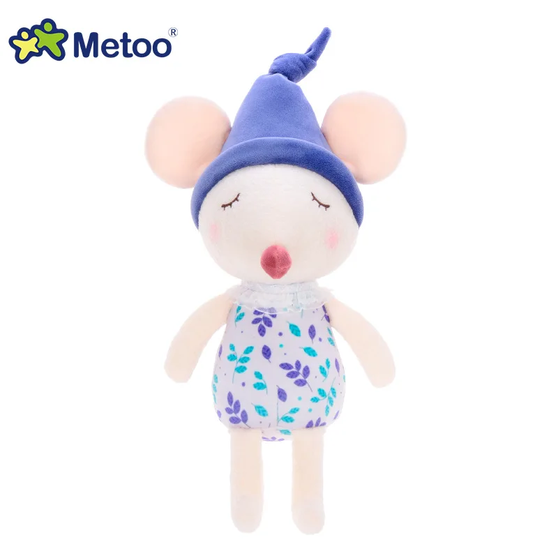 38 см мышь кукла Metoo набивные плюшевые игрушки животные Дети Игрушки для девочек Дети Мальчики Kawaii Детские Мультяшные плюшевые игрушки мягкие игрушки - Цвет: 4