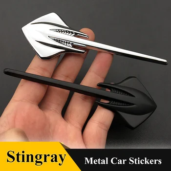 

Stingray 3D Metal Car sticker Auto Grille Badge For Mercedes Benz Toyota Highlander BMW HONDA VW Car Styling Accessories