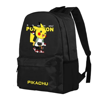 

Pokemon Pikachu Elementary and Middle School Students Schoolbags Junior High School Backpack Korean Version Shoulder Bag