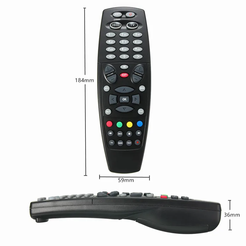 1pc High Quality Remote Control Replacement Black Remote controller Replacement For Dreambox DM800 DM800HD DM800SE