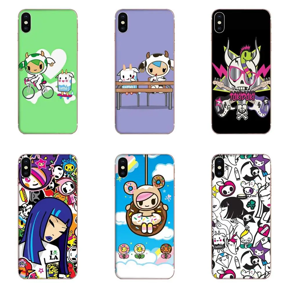 Япония Tokidoki TPU узор розовый для Sony Xperia Z Z1 Z2 Z3 Z4 Z5 compact Mini M2 M4 M5 T3 E3 E5 XA XA1 XZ Premium |