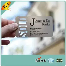 Нержавеющая сталь Лазерная резка металла визитная карточка