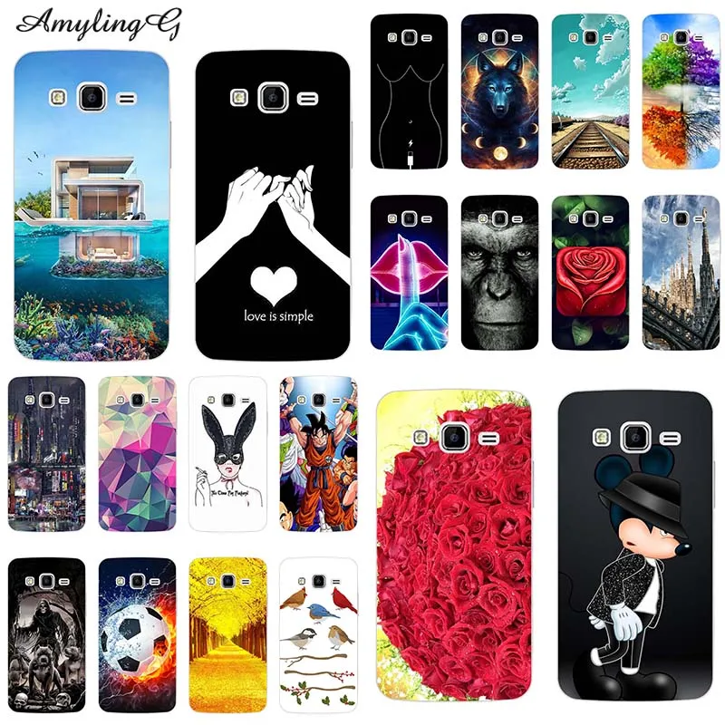 Funda para Samsung Galaxy J1 mini prime silicona suave TPU patrón lindo pintura teléfono Samsung J1 mini prime los casos IVAN Lobo|Fundas antigolpes para - AliExpress