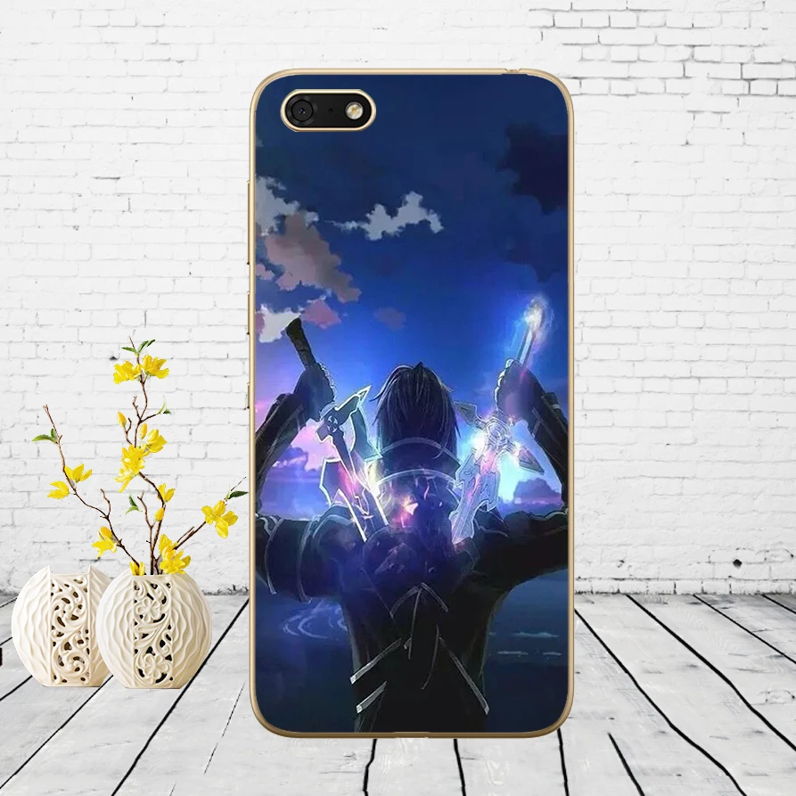 Мягкий силиконовый чехол 239DD Sword Art Online SAO Аниме Манга для huawei honor 9 10 Lite 7A 5,45 7a pro 7c 5,7 дюймов 7x 8x чехол