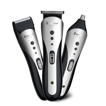 

Men's 3 In1 Rechargeable Hair Clipper For Men Waterproof Wireless Electric Shaver Beard Nose Ear Shaver Hair Trimmer