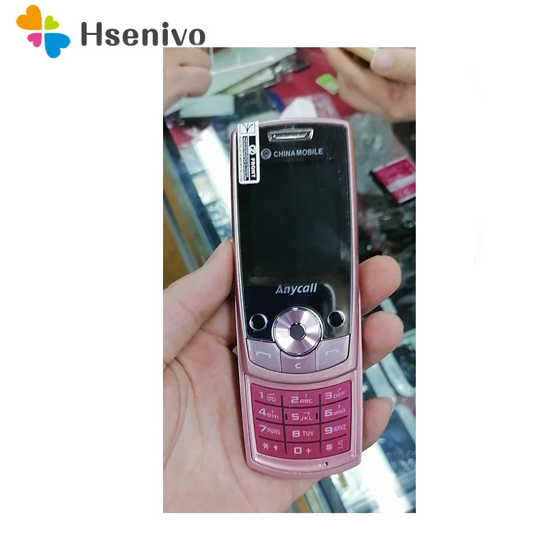 Разблокированный мобильный телефон samsung SGH-J708 J700H Slide