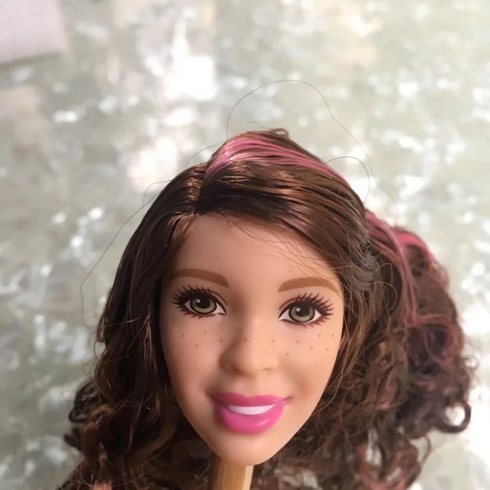 Good Makeup Rare Collection Princess Doll Toy Head Toys Parts Kids Playing House DIY Toy Girl Birthday Christmas Gifts Toy