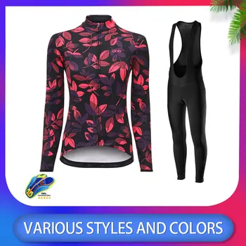 

DHB long sleeved cycling Jersey suit bib roa ciclismo bicycle suit MTB bicycle Jersey uniform Women's clothing outdoor Windproof