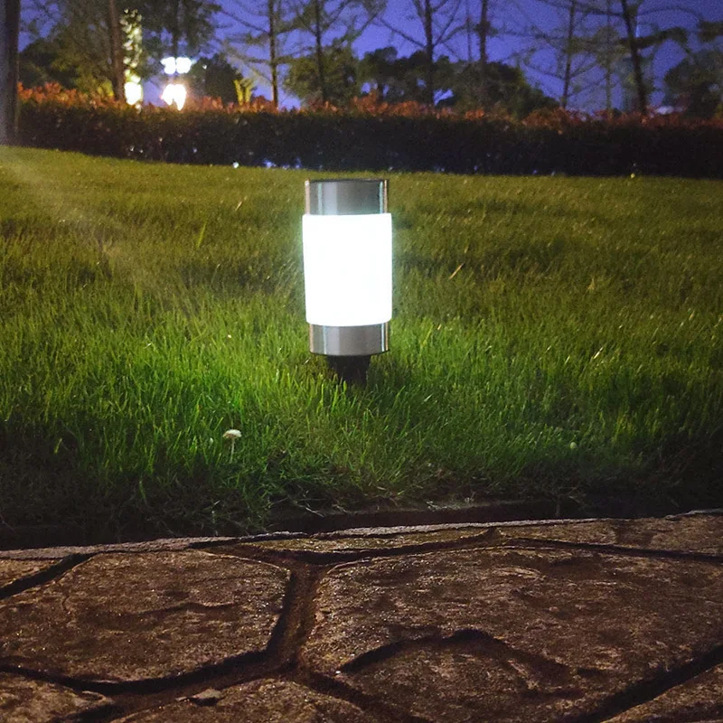Garden Ground Plug Solar Led Garden Light Plastic Lawn Outdoor Waterproof Balcony Polysilicon Solarpanel Courtyard Floor Lights