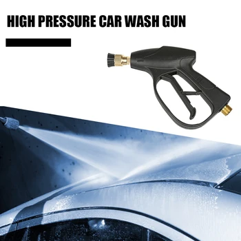 

M22 Pressure Washer Gun 14mm 3000PSI with Dual Hole Spray Nozzle Easily Installation Personal Car Elements for Car Wash
