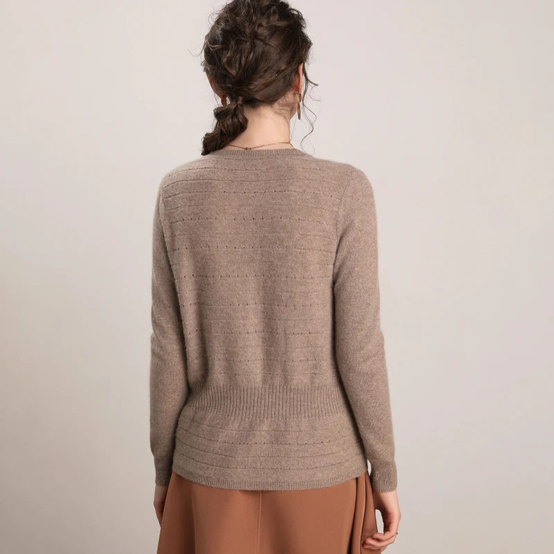 2020 New Women Cardigans 100% Wool Knitting Jackets Spring V-neck Long sleeve Famel Sweaters Soft Best Woolen knit Clothes 2020 New Women Cardigans 100% Wool Knitting Jackets Spring V-neck Long sleeve Famel Sweaters Soft Best Woolen knit Clothes