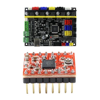 

3D Printer Accessories Motherboard Control Board MKS GEN-L V1.0 with 3D Printer Kit A4988 Stepper Motor Driver Module