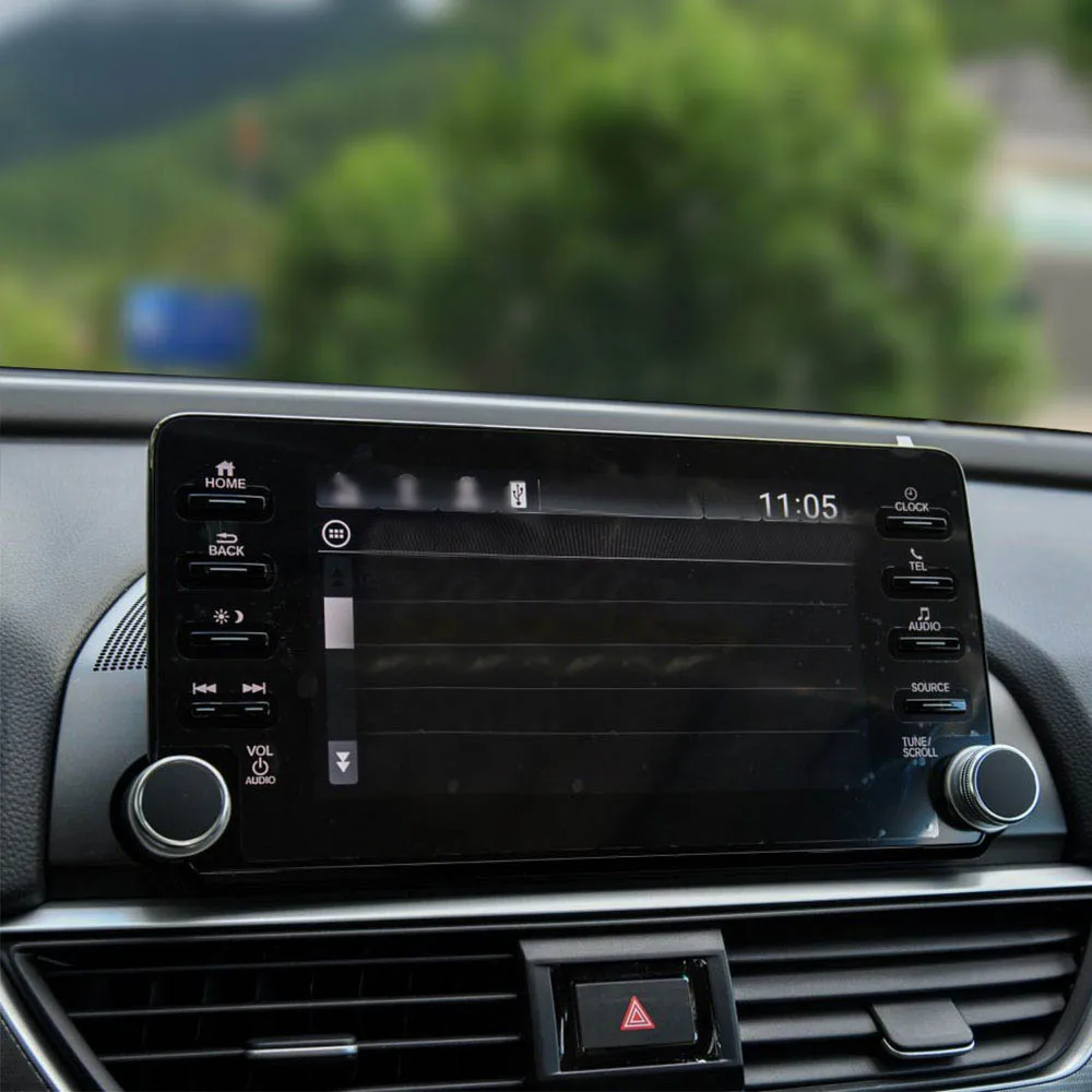 Авто " навигация gps экран протектор пленка против царапин для Honda Accord