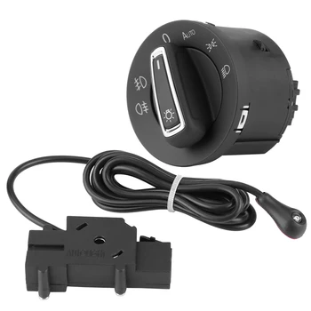 

Car Headlight Switch with Fog Light Control and Headlight Sensor Modul anti-corrosion fit for Golf 7 MK7 2013-2018 5GG941431D