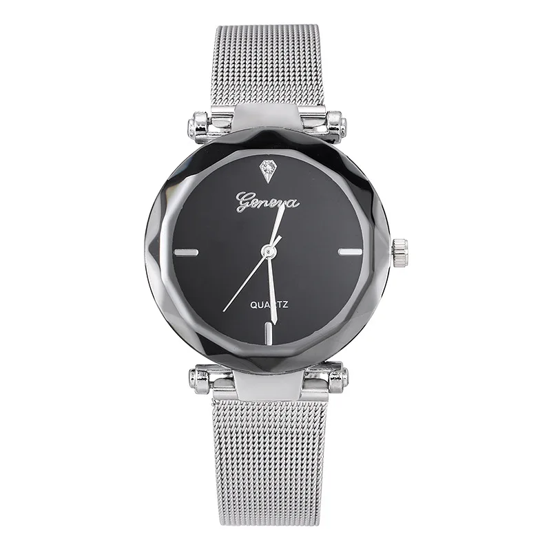 

Yiwu Supply of Goods Women's Mesh Belt Business Quartz Watch Exquisite Nobility Elegant Fashion Watch