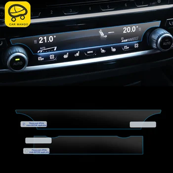 

CARMANGO for BMW G30 5 Series 2017 2018 Car Air Conditioning Monitor Screen Film Protector Automotive Interior Sticker Accessory