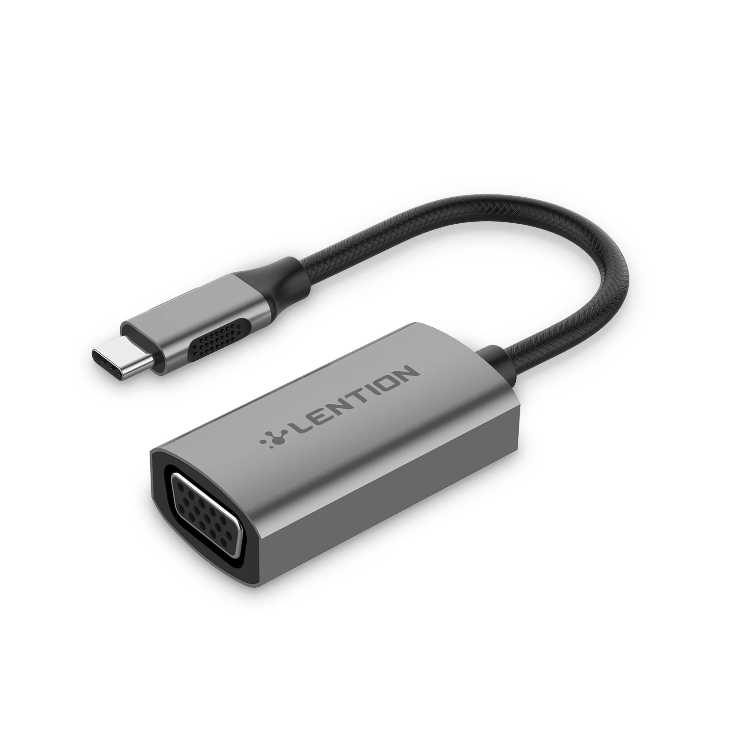 Адаптер USB C на VGA кабель конвертер Type для MacBook Pro 2018 2019 iPad /Mac Air Surface Book 2/Go Chromebook