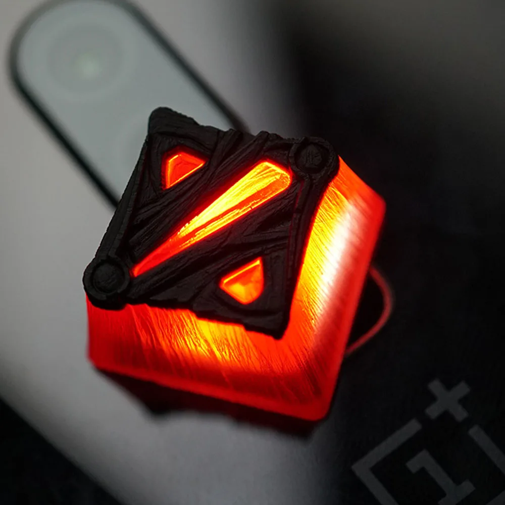 DIY ручной работы DOTA2 логотип с подсветкой полимерные колпачки для вишневого Mx