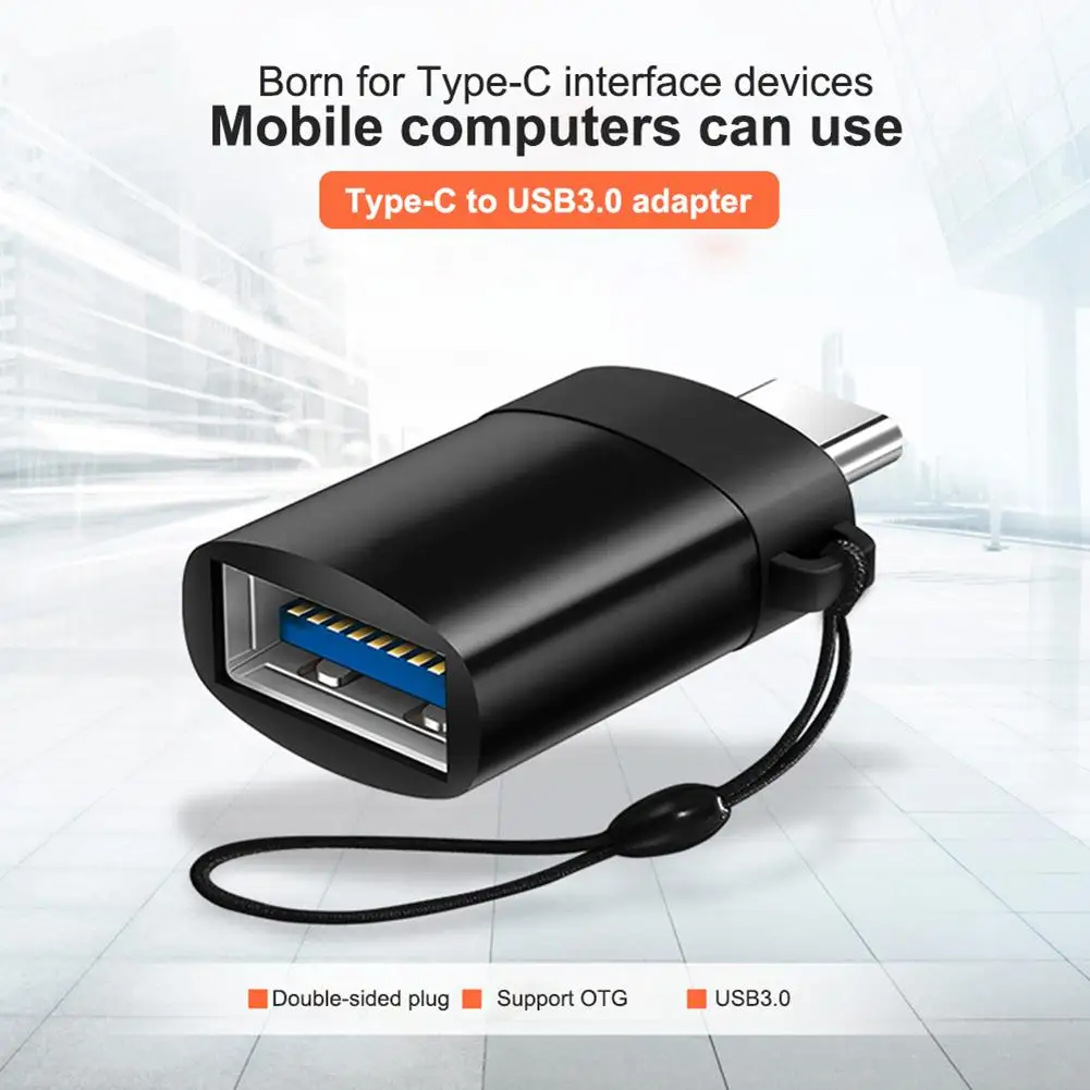 Мини Портативный Высокоскоростной USB 3,0 type-C Мужской и Женский адаптер OTG конвертер передачи данных для Samsung Galaxy S8 s9 note 8 a5