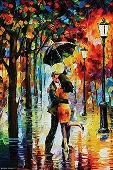 

DANCE UNDER THE RAIN Art Film Print Silk Poster Home Wall Decor 24x36inch