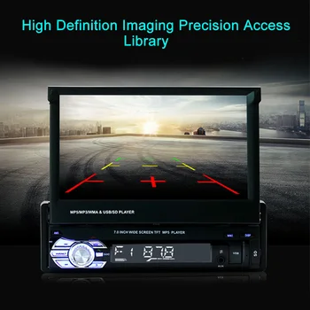 

7 Inch Video Stereo Card Insert Bluetooth Stretch Touch Screen Car FM Radio Multifunctional MP5 Player Audio Easy Install