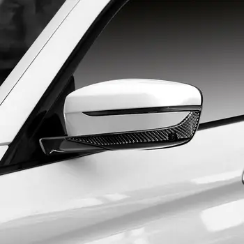 

Left Right Rearview Side Mirror Cover Cap Trim Parts Set Kit Waterproof Sun-proof Temperature Resistant For BMW 5 7 Series