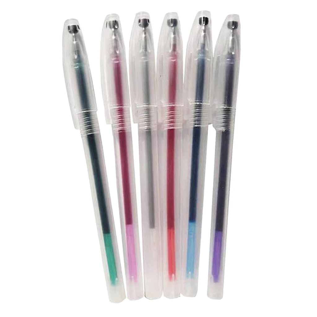 6x Water Soluble Pen Vanishing Fabric Marking Ink Pen DIY Sewing Accessories