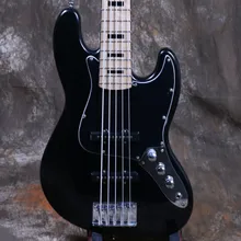 Супер крутая 5 струнная электрогитара джаз бас черный цвет высокое качество Кленовая голова