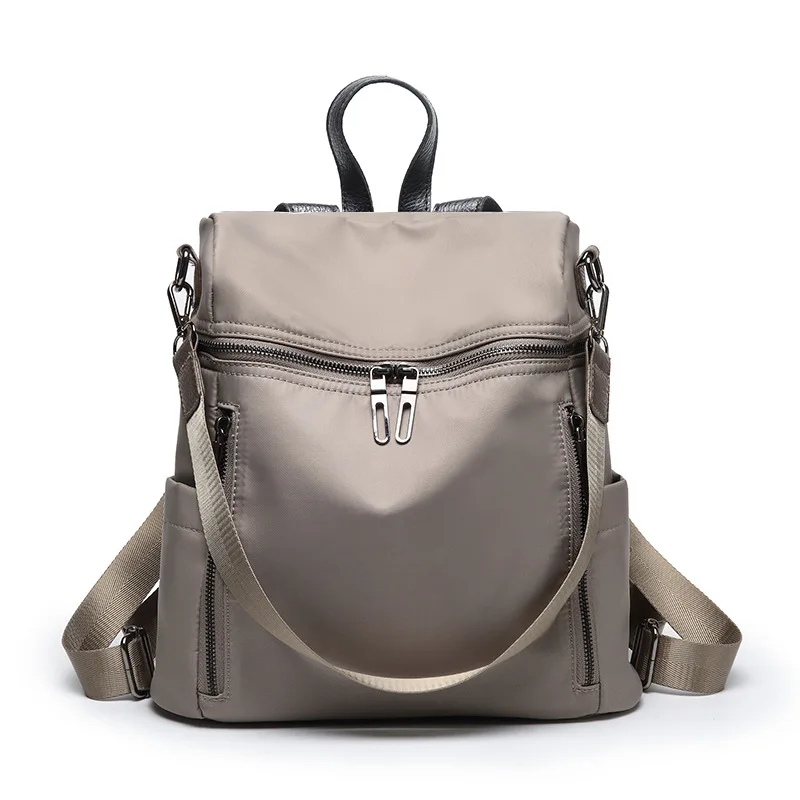 

Brand original genuine leather backpack female travel backpack large patchwork bucket bag cowhide leather shoulder bag New C1150