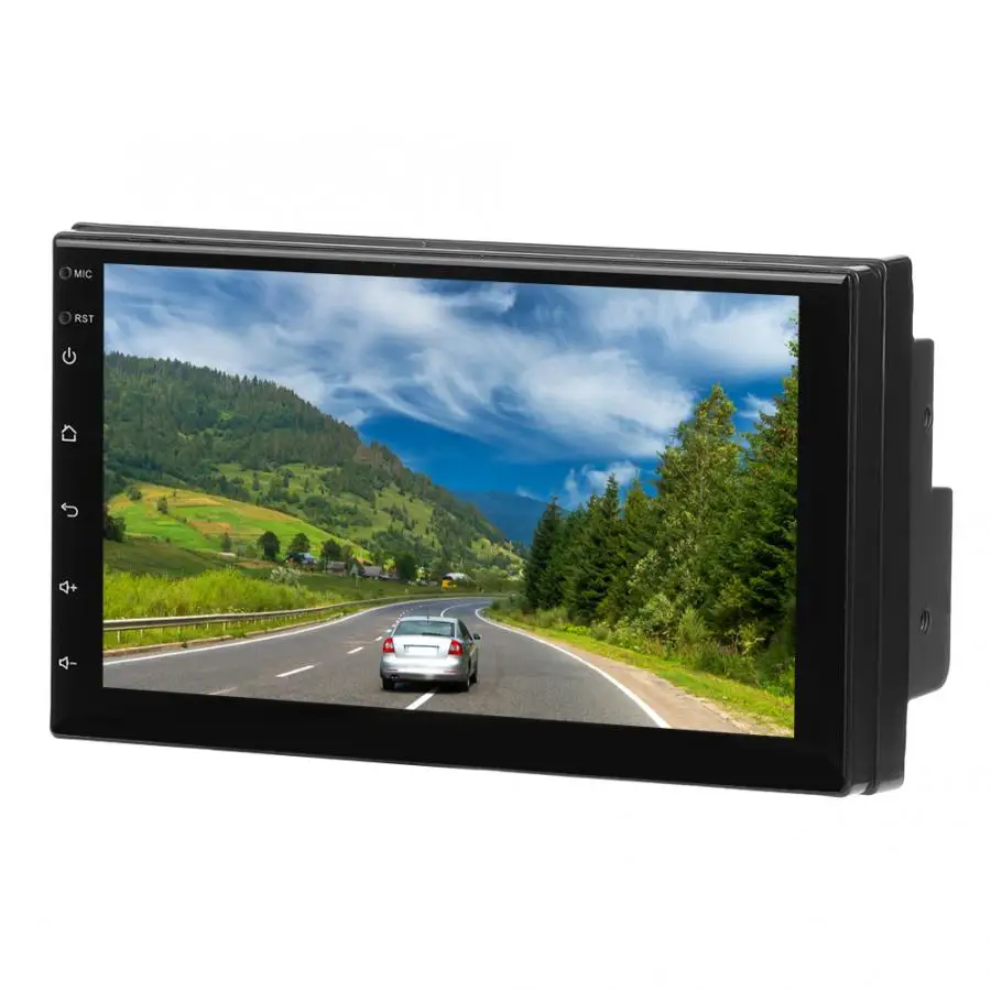 7 дюймов авто MP5 плеер Емкостный Экран Реверсивный Bluetooth wifi gps для Android 8,0 многоязычный доступен воспроизведение до 4K видео
