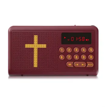 

MP3 audio Bible player speaker support TF/SD card USB flash drive audio input earphone output and FM radio