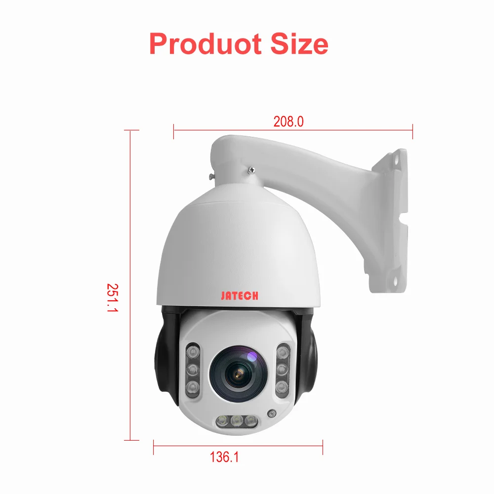 Hikvision Compatible 8MP IP PTZ Security Camera 4K 30X Zoom SONY Sensor