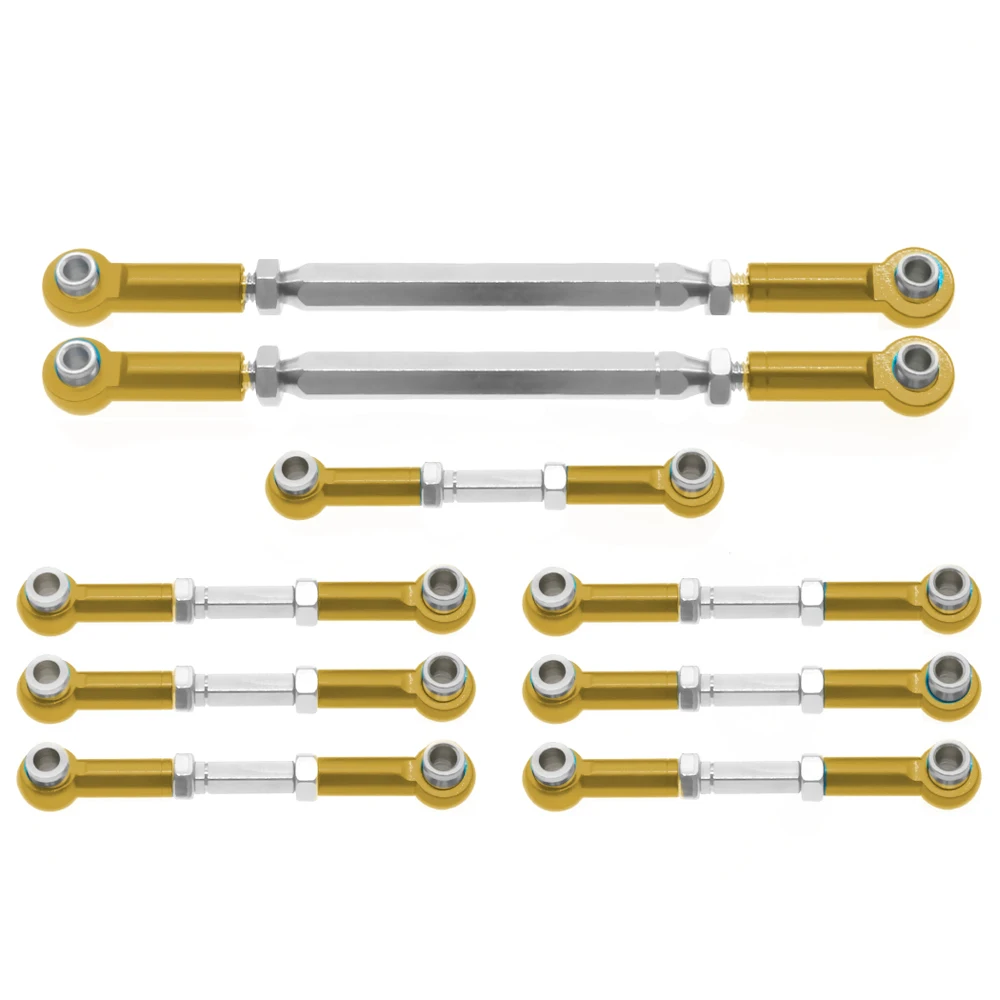 Набор рулевой тяги из легированной стали для радиоуправляемой модели автомобиля Хобби 1-10 Wltoys K949 10428 Horizon waterra молотки VTR03013 и т. Д. Модернизированные детали