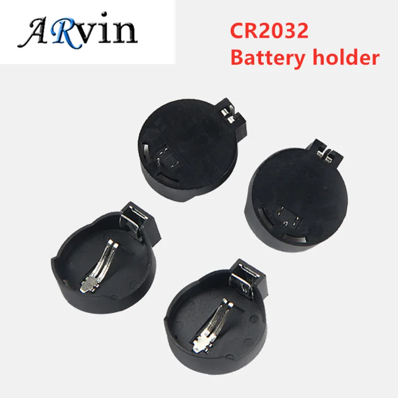 10PCS/LOT CR2032 CR2025 BS-3 Battery Holder 2032 Button Cell Socket Case | Обустройство дома