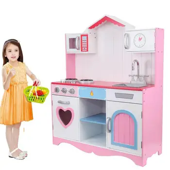 

Kitchen Wooden Play Children Educational Games for Boys Girls 3 to 9 Years Toys Gift