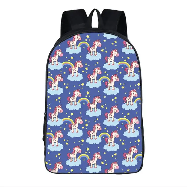 Mochila Funny Unicorn Backpack Women Backpack School Bag for Teenage Girls Boys Waterproof Backpack Fashion Travel Shoulder Bag