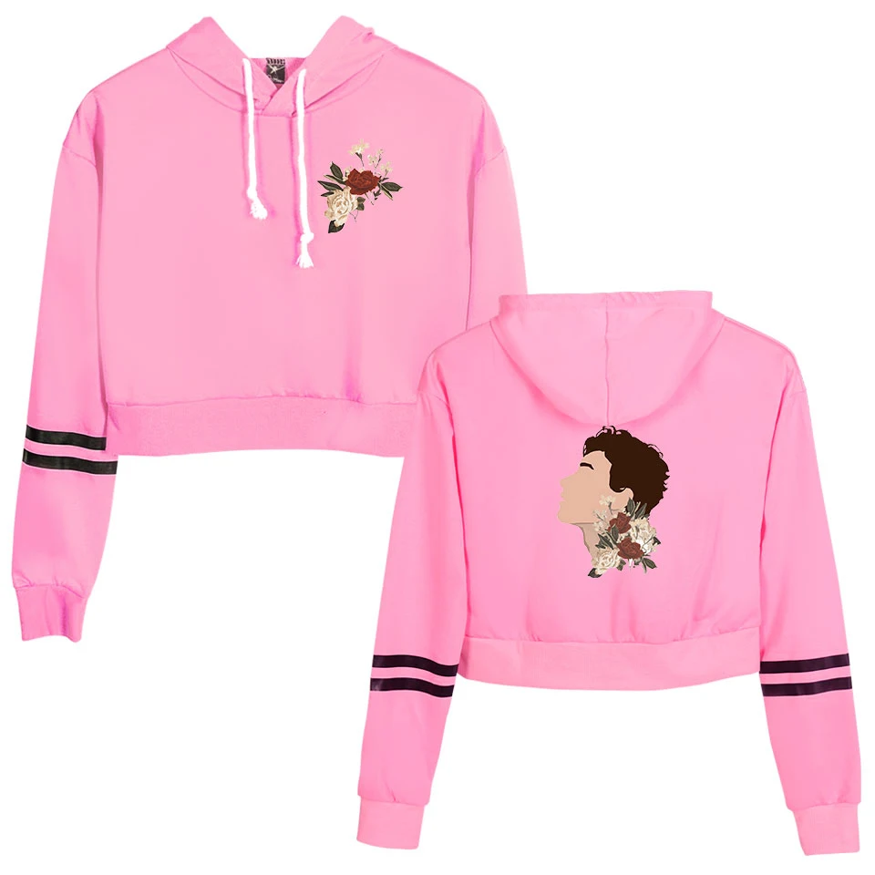 Поп-музыка Shawn Mendes сексуальный пупок Hoodeis для женщин Senorita Camila Cabello Толстовка Harajuku Shawn Mendes Kawaii толстовки