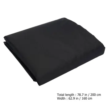 

1PC Chair Dustproof Cover Table Rain Cover Garden Furniture Cover (Black)