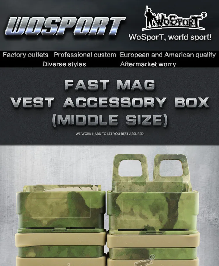 Wosport крепежный элемент для магазина, средний тактический жилет, ящик для принадлежностей, сумка, набор инструментов, средний выбор цветов