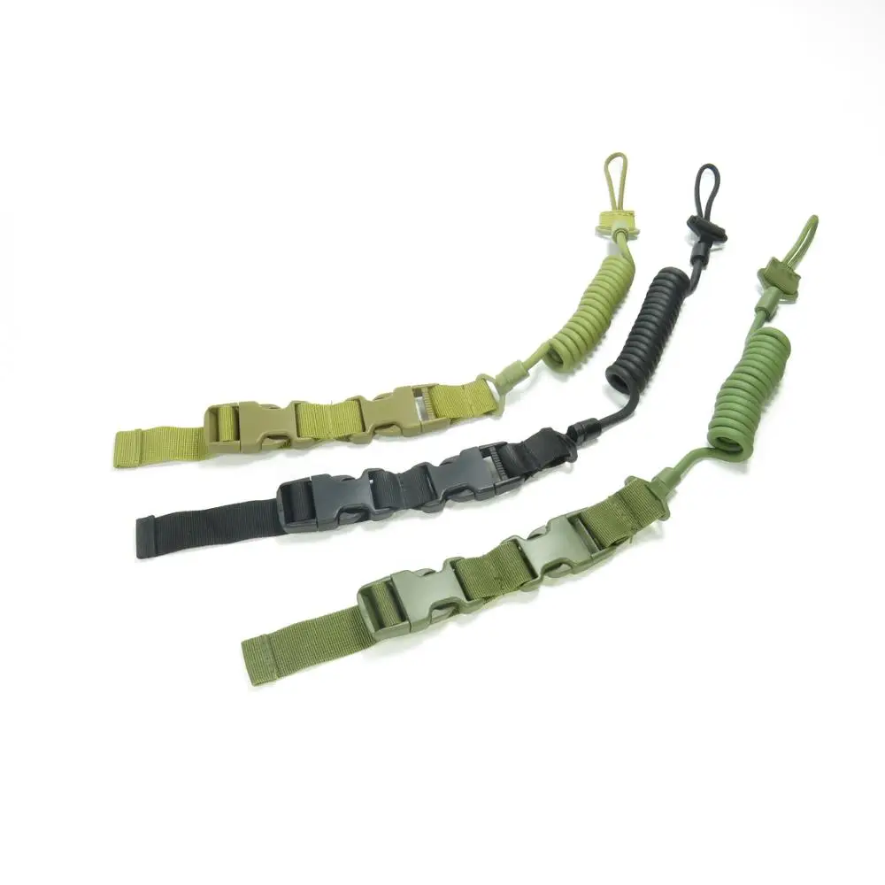 Airsoft táctico de un соло punto la correa del bongee регулируемые по применению resorte telescópico